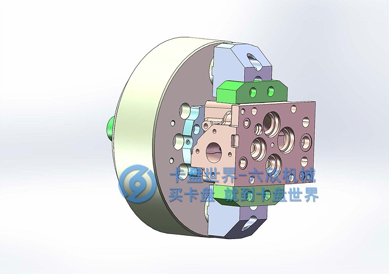 二爪后拉卡盤不規(guī)則工件夾持方案